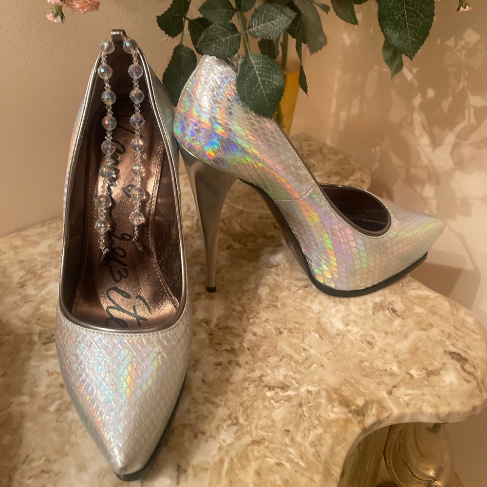 Lanvin Holographic Python Pumps - image 2